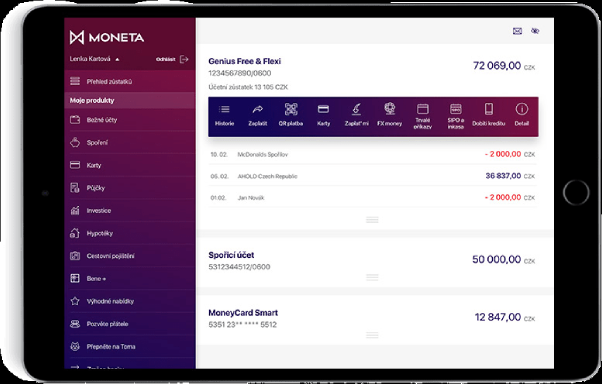 Smart Banka pro iPad