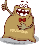 Maskot palec nahoru Maskot palec nahoru