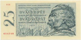 25_Kčs_1958_lic 25_Kčs_1958_lic