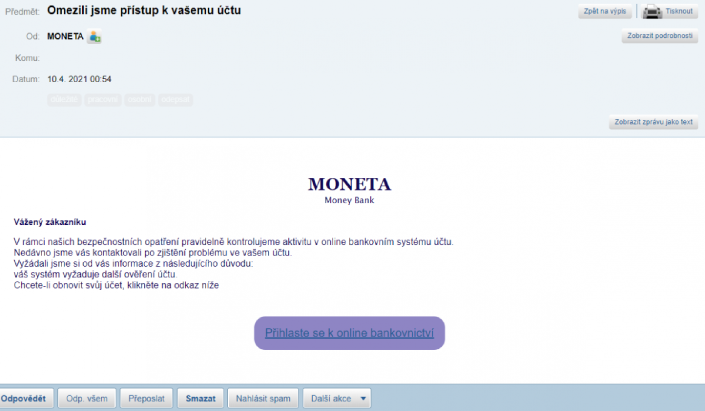 podvod mail podvod mail